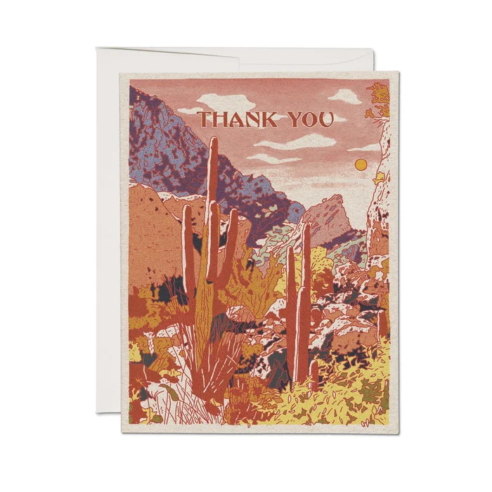 Grateful Oasis greeting card: Single