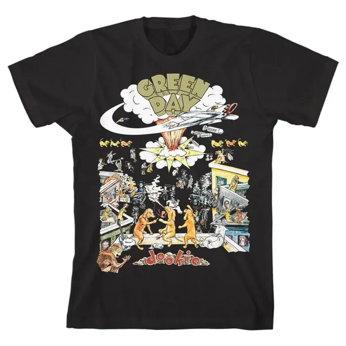 Green Day: Dookie Scene Shirt – Black Fashion