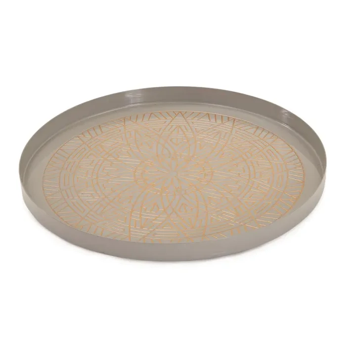 Grey Decorative Serving Tray (A+D)