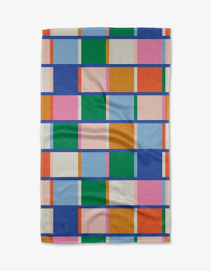 Grid Tea Towel