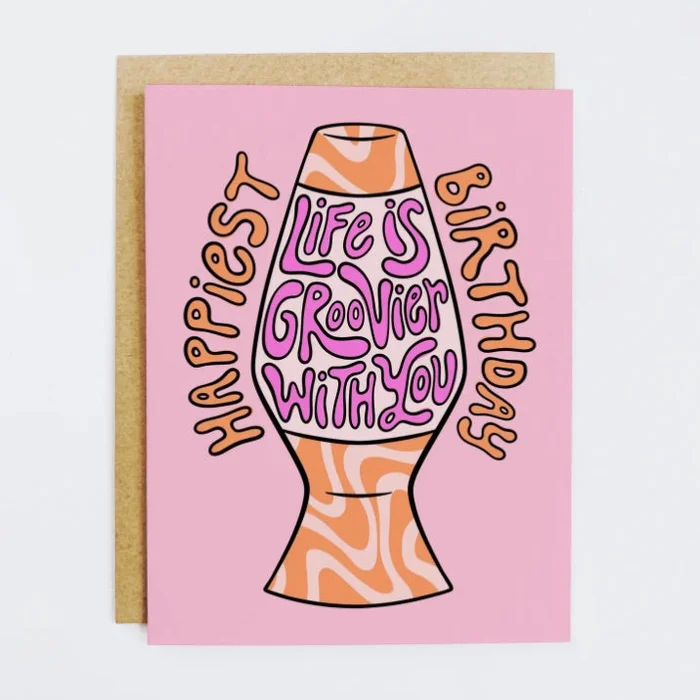 Groovy Birthday Card