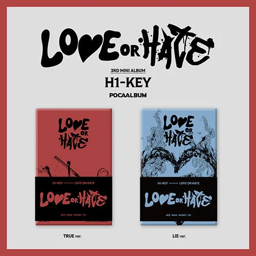 H1-Key 3rd Mini Album – Love Or Hate (Pocaalbum Set)