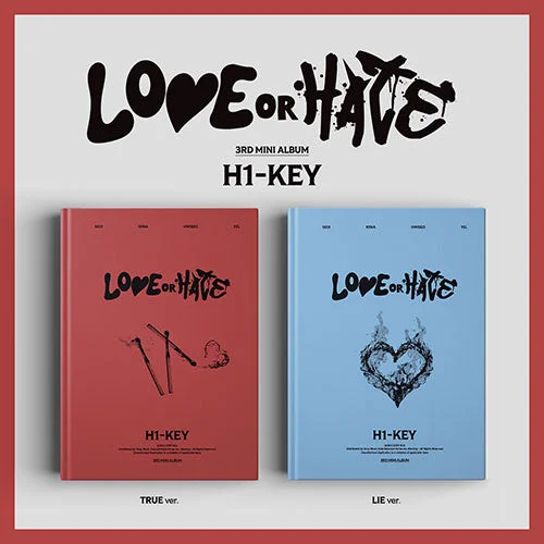 H1-Key 3rd Mini Album- Love Or Hate (Random)