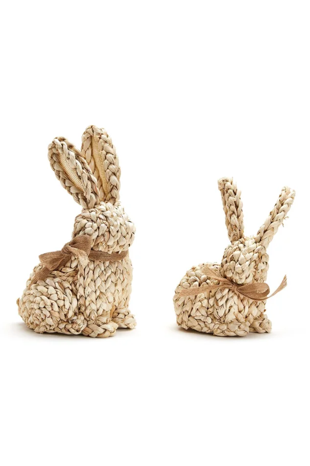 HAND CRAFTED BUNNIES S/2