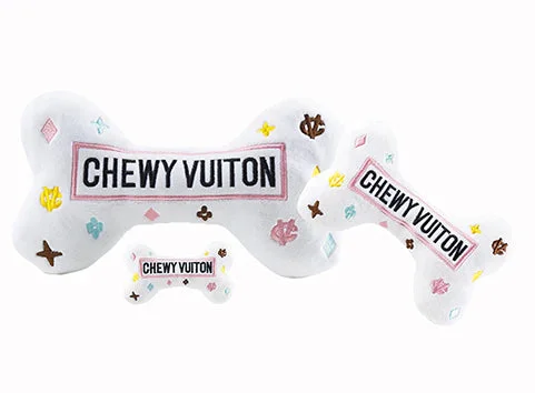 Haute Diggity Dog White X-Large Chewy Vuiton Bone