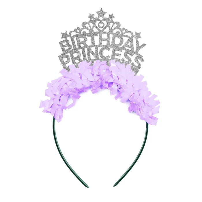 Headband – Birthday Princess Party Crown for Kids or Adult