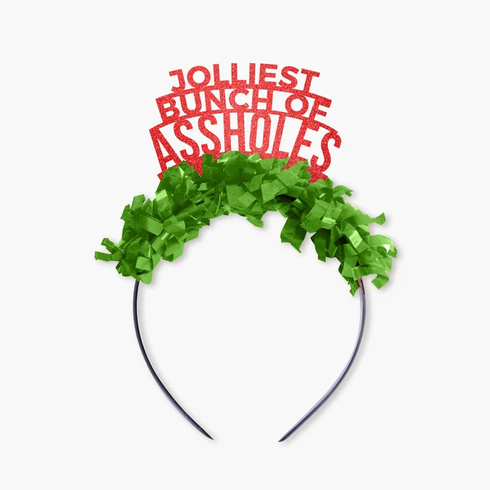 Headband Crown – Jolliest Bunch of AssHoles Christmas