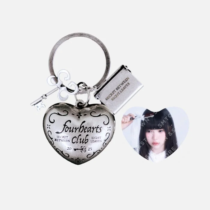 HEARTS2HEARTS – Four Hearts Club Official MD Heart Pendant Key Ring Set