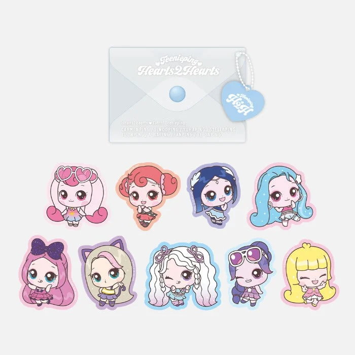 HEARTS2HEARTS – Teenieping X hearts2hearts Official MD Sticker Pouch Set