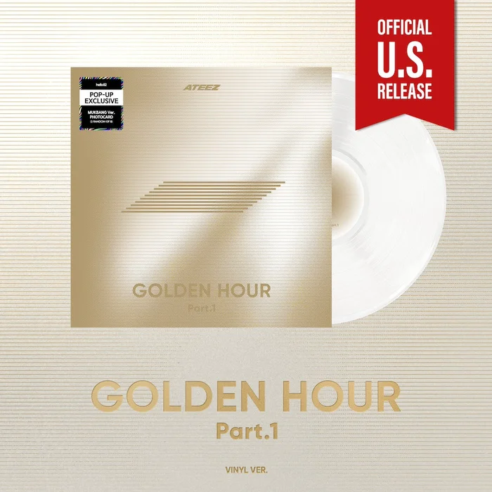 [HELLO82 EXCLUSIVE] [POP-UP EXCL.] ATEEZ – GOLDEN HOUR : PART 1 (VINYL VER.)