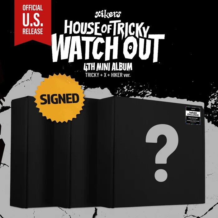 [HELLO82] [SIGNED] XIKERS – HOUSE OF TRICKY : WATCH OUT [RANDOM MEMBER SIGNED]