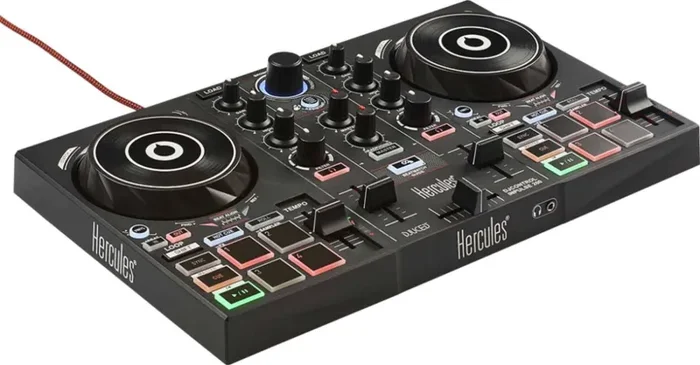 Hercules Inpulse 200 2-Channel DJ Controller – Built-In Audio Interface