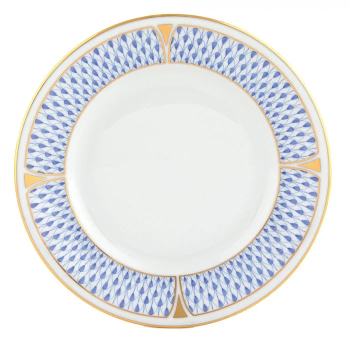 Herend Art Deco Bread And Butter Plate, Blue