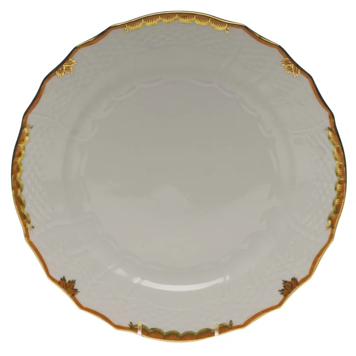 Herend Princess Victoria Rust Service Plate