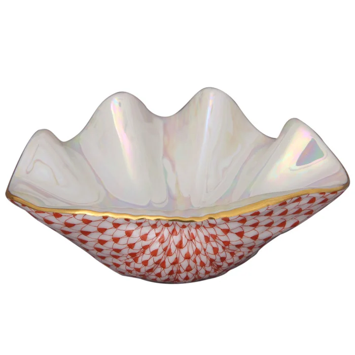 Herend Raspberry Clam Shell