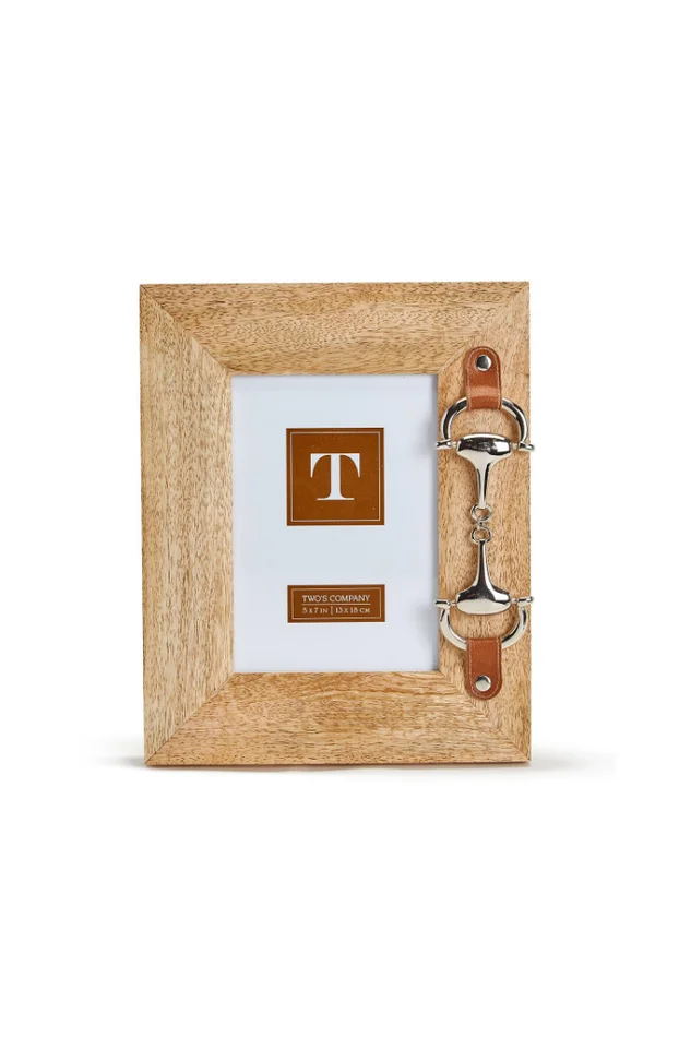 HORSE BIT WOOD 5X7 FRAME