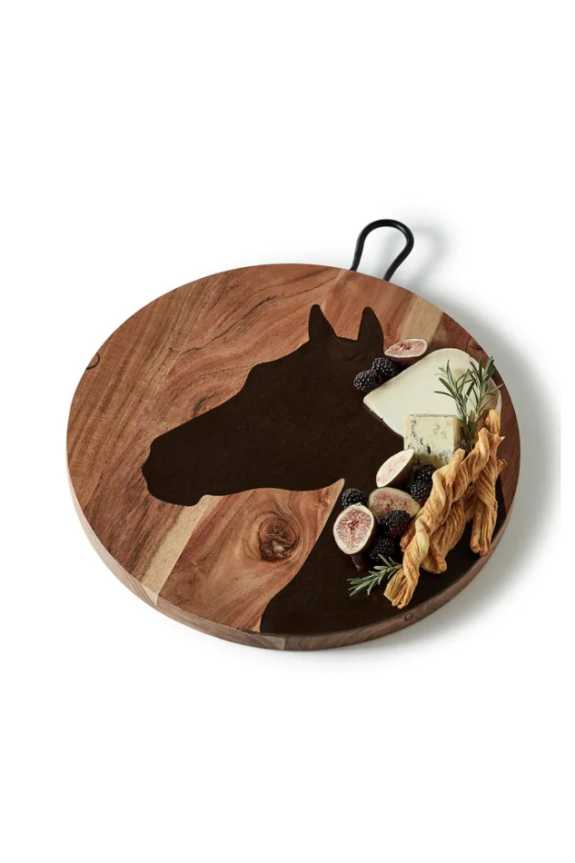 HORSE HEAD-CRAFTED CHARCUTERIE BOARD