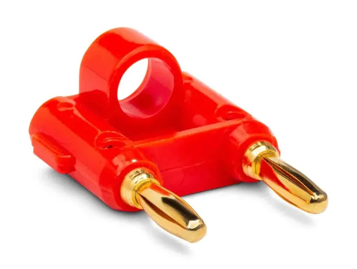 Hosa BNA-240RD Dual Banana Connector – Red