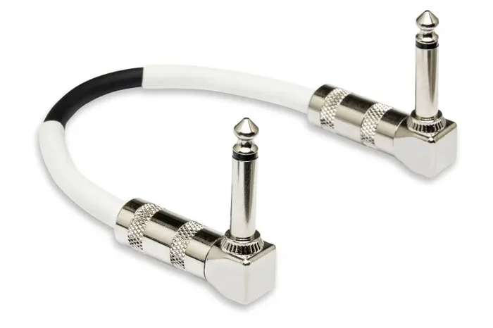 Hosa CPE-106 Guitar Patch Cable, Hosa Right-angle to Same – 6 in