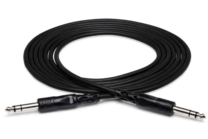 Hosa CSS-103 Balanced Interconnect Cable, 1/4 in TRS to Same – 3FT