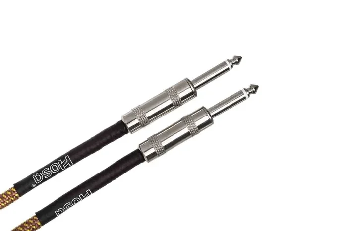 Hosa GTR-518 Straight Tweed Guitar Cable – 18 Feet