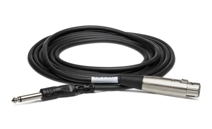 Hosa PXF-110, XLR3F to 1/4″ TS Unbalanced Interconnect Cable – 10 Feet