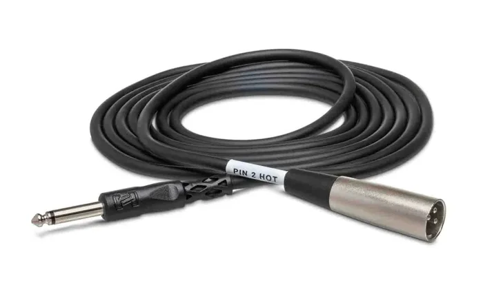 Hosa PXM-110, 1/4″ TS to XLR3M Unbalanced Interconnect Cable – 10 Feet