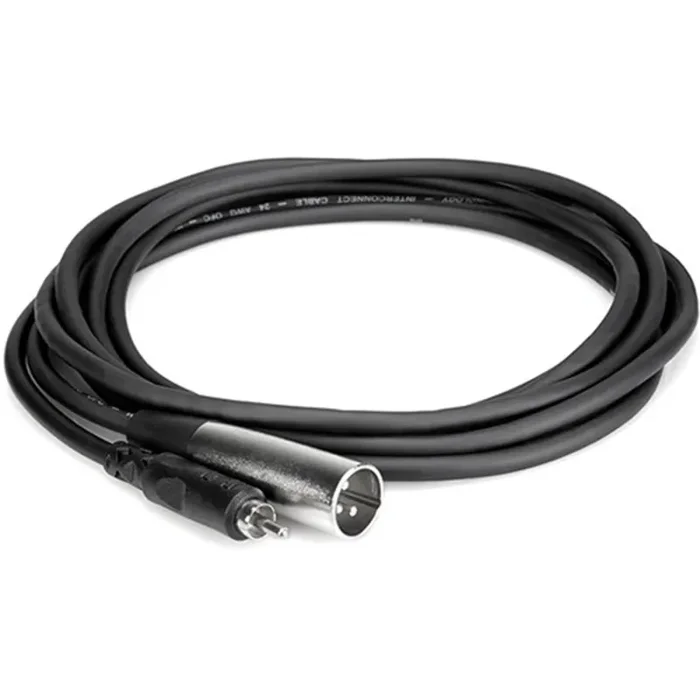 Hosa XRM-115, RCA Male to 3-Pin XLR Male Audio Cable Metal – 15′ Fashion