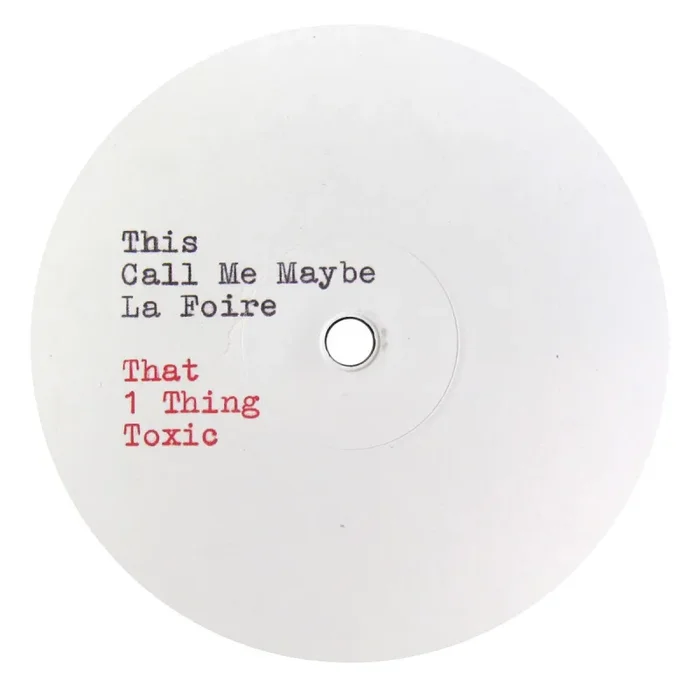 HRDVSION: Hrdvsion Remixes (Call Me Maybe, Toxic) Vinyl 12″