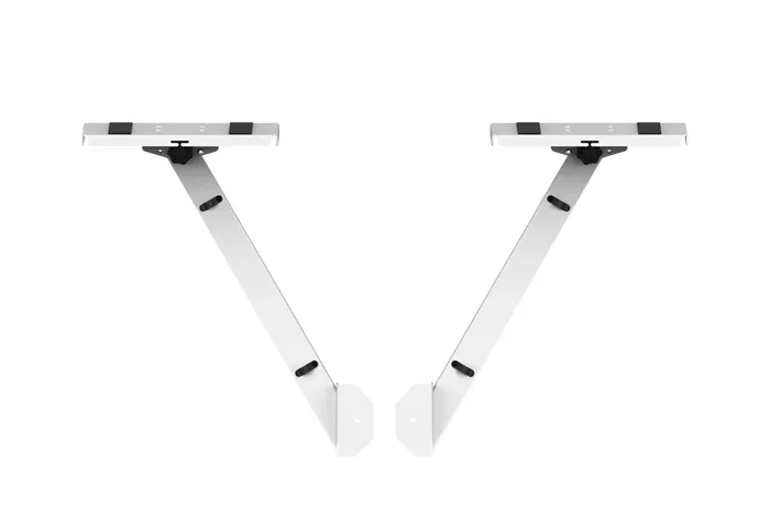 Humpter XFH-B3SIDESHELFWH, Audio Monitor DJ Lighting Side Mounting Stand for B3 Humpter – White Pair