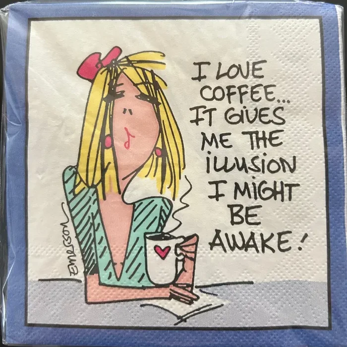I Love Coffee…Cocktail Napkin