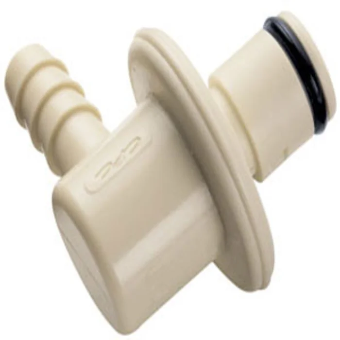 IPLCT2300600 3/8 Hose Barb Non-Valved Elbow Coupling Insert with RFID