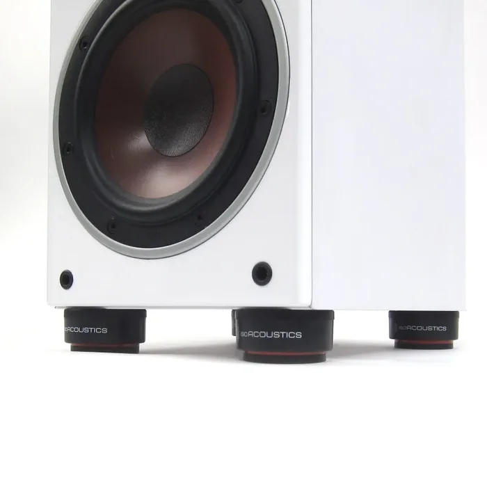 IsoAcoustics: ISO-PUCK Mini Isolation Puck for Studio Monitors + Amps (8 Pack)