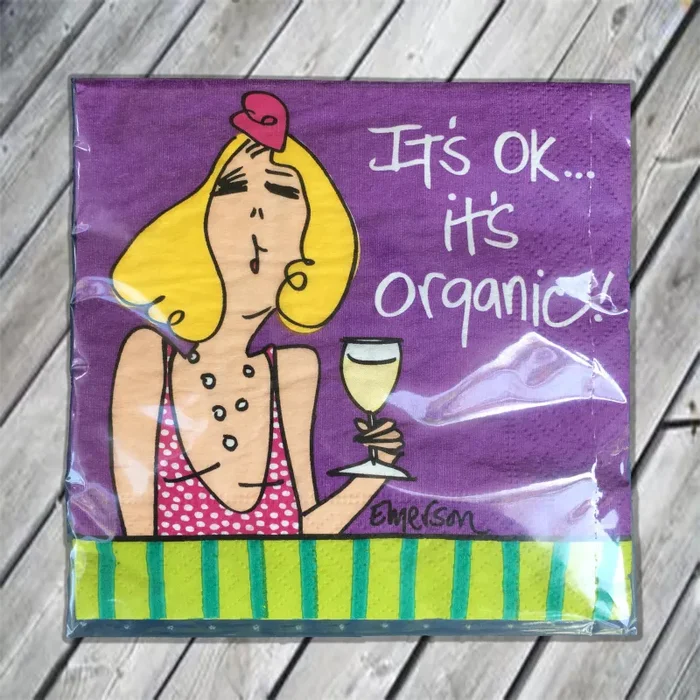 It’s Organic! Cocktail Napkin
