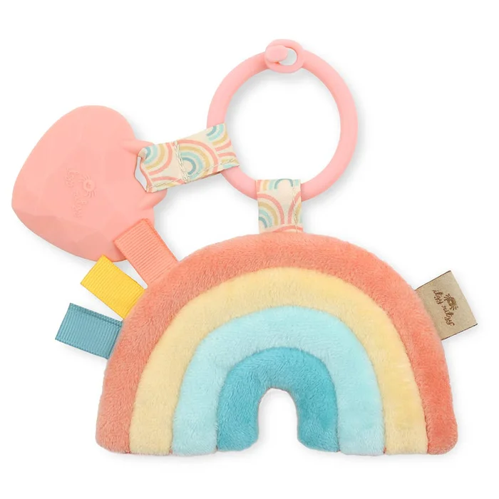 Itzy Pal – Rainbow Plush + Teether