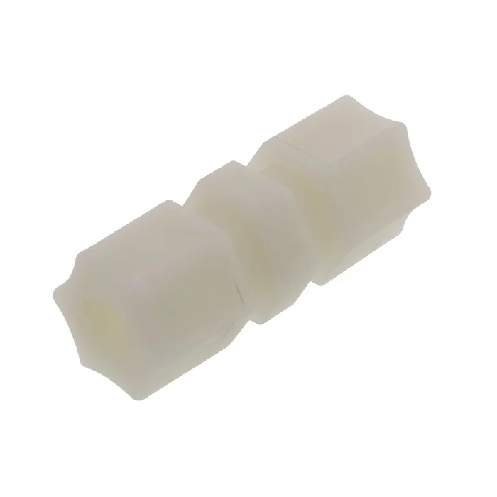 JACO 15-6-N-O Nylon Union Connector 3/8 OD Tube x 3/8 OD Tube