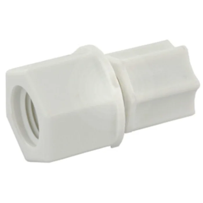 JACO 25-6-6-P-PG Polypropylene Female Connector 3/8 OD Tube x 3/8 FPT