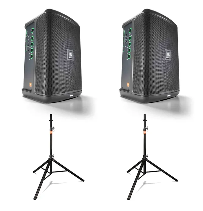 JBL EON ONE COMPACT Portable PA Speaker Package with Tripod Stand