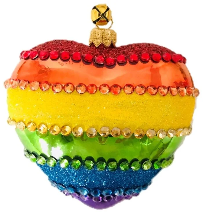 Jinglenog Heart Of Pride Ornament