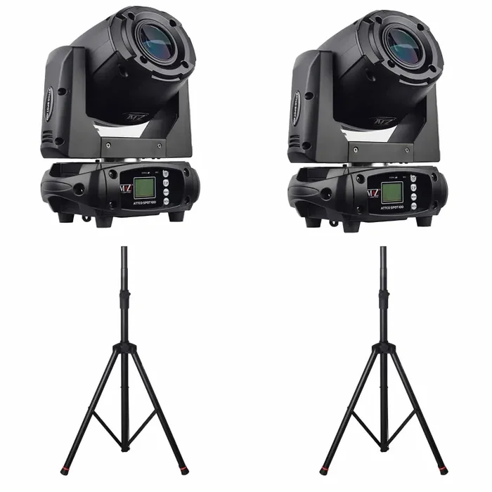 JMAZ Dual JZ3009 LED Moving Head Light Package with Stands Online Hot Sale