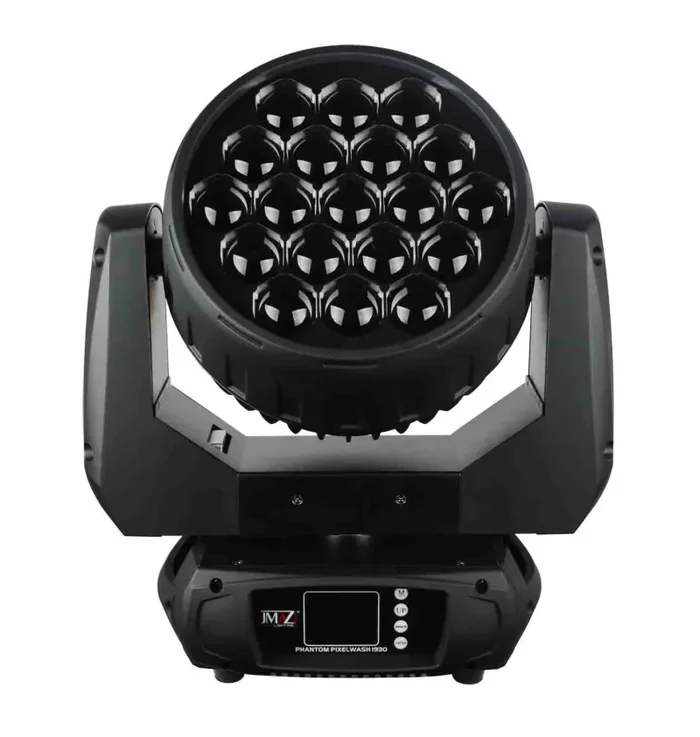 JMAZ Phantom Pixel Wash 1930Z LED Wash Moving Head with Zoom 6~60 degree – Black