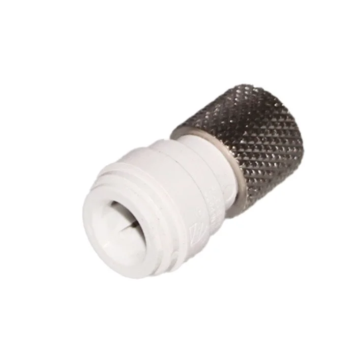 John Guest 3/8″ x 9/16″-24″ (UNEF) Female Connector – White
