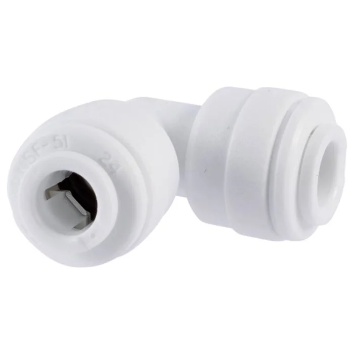 John Guest Acetal 3/8″ Union Elbow – White