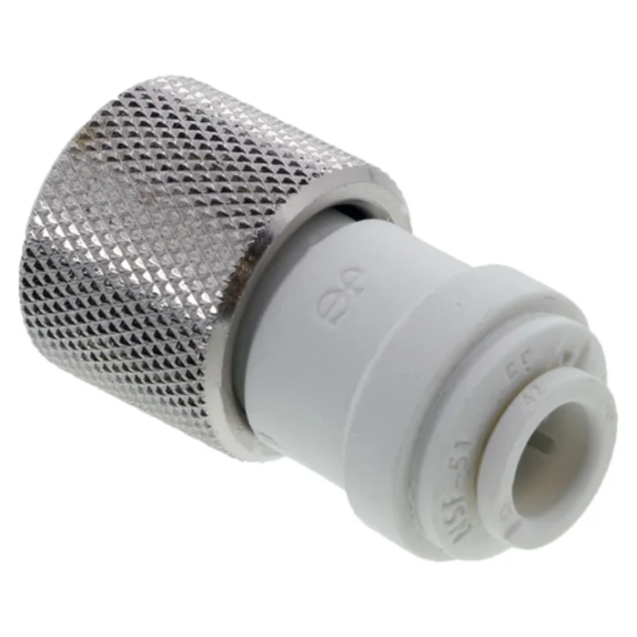 John Guest Female Adapter UNF – 1/4 x 9/16-24 UNEF