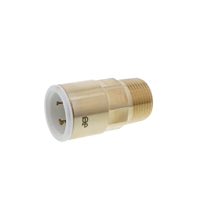 John Guest Lead-Free Brass Male Connector NPT – 3/4 CTS x 3/4 NPT