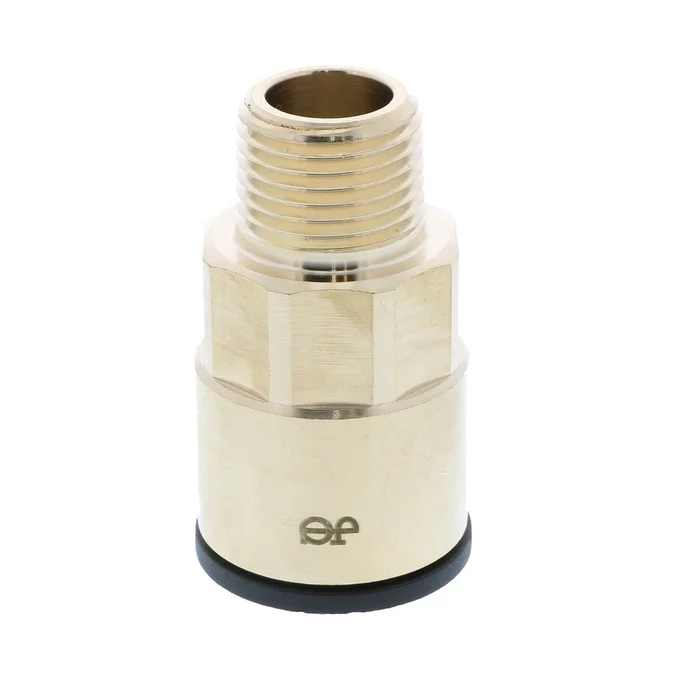 John Guest Lead-Free ProLock Brass Male Connector NPT – 3/4 CTS x 1/2 NPT