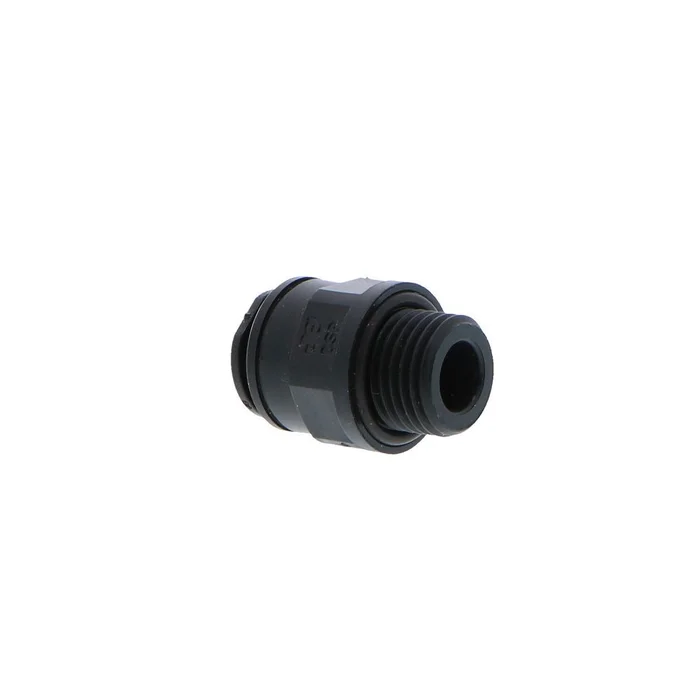 John Guest Male Connector BLACK ACETAL – 8mm x 1/4 BSPP