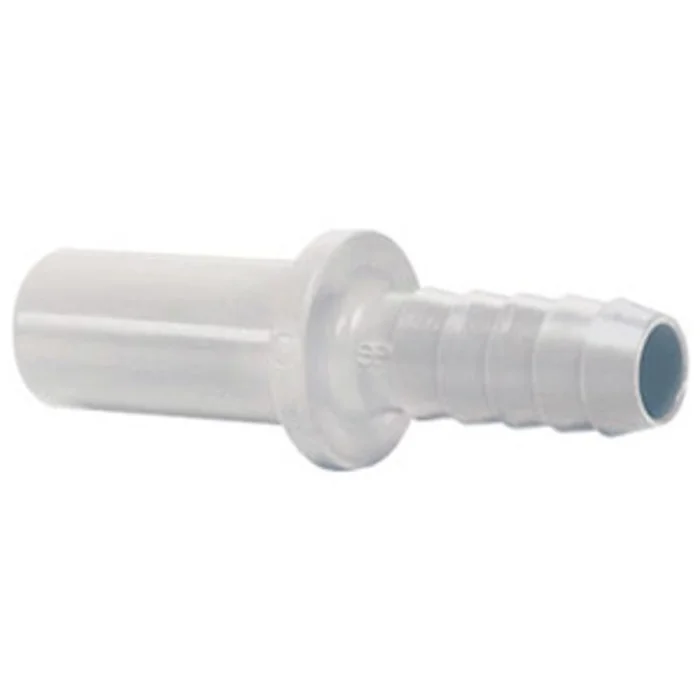 John Guest Polypro Tube to Hose Stem – 1/2 OD Stem x 3/8 ID Barb