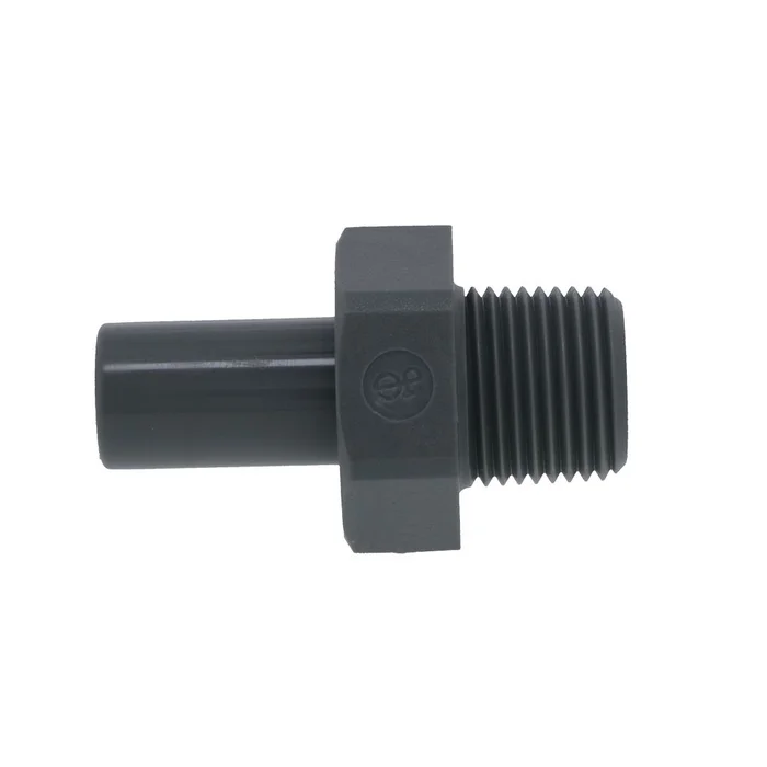John Guest Stem Adapter BSPT – 3/8 x 1/4 BSPT