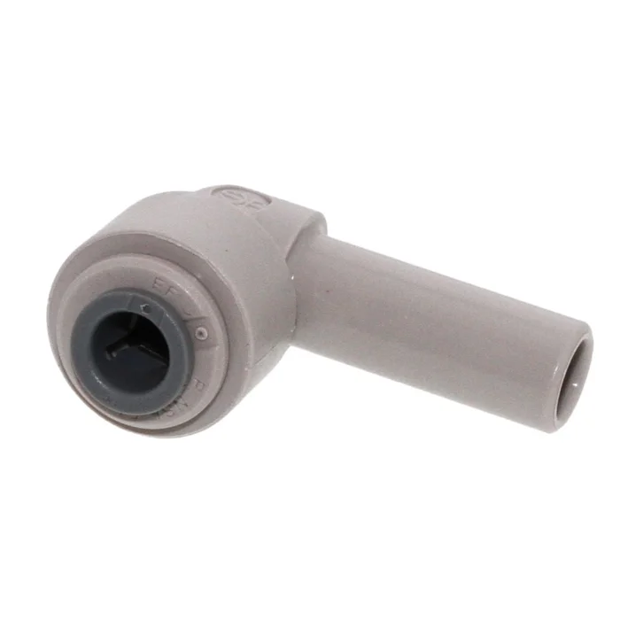 John Guest Stem Elbow Connector – 3/8 Stem x 3/8
